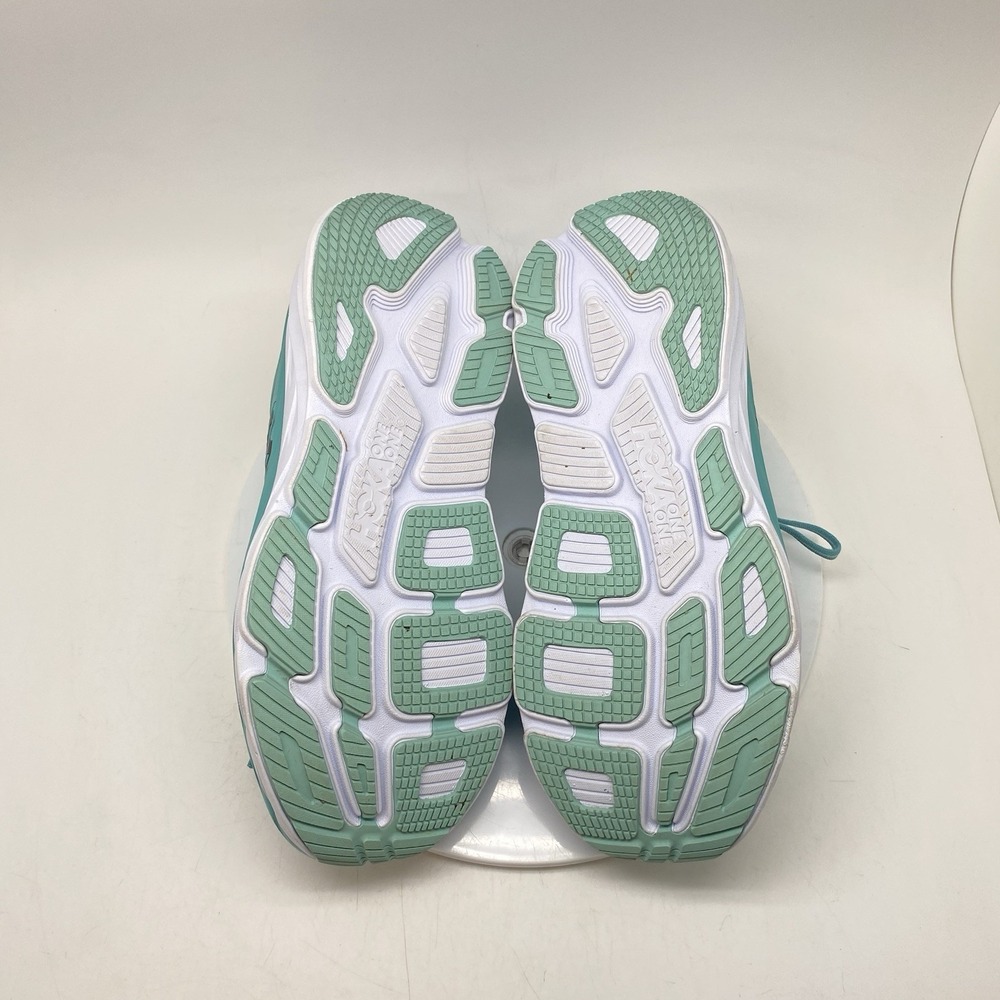 Hoka One One Sneakers Womens 10.5 Bondi 7 1110519 AEBL Blue Running Gym Shoes - Picture 9 of 10